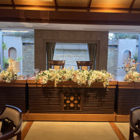 メインテーブル装花