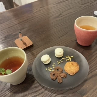 式場見学のウェルカムスイーツ。こちらも美味しい。
