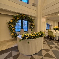 greeeenのオブジェが設置できる披露宴会場