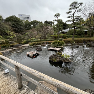 披露宴会場からも同じ景色が見える綺麗な庭|735124さんのホテルニューオータニの写真(2393690)