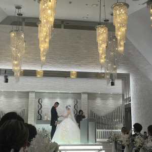 とても綺麗なチャペルでした。|735125さんのアルカンシエル横浜 luxemariage(アルカンシエルグループ)の写真(2584406)