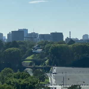 披露宴前の控室からの景色。
皇居が見えました。|735196さんの東京會舘の写真(2480448)