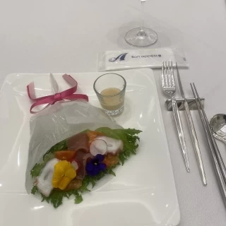 試食させていただいた前菜