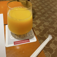 オレンジジュースが濃厚で美味しかったです。