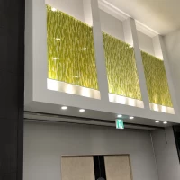 披露宴会場の壁のセンスがとても良かったです。