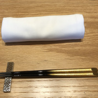 お箸のデザインも和風でこだわりがわかります。