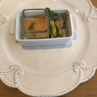 カリフラワーのムースがとても美味しかったです。