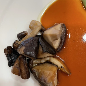 キノコソテーがソースと合い美味しかったです。|735266さんのグランド ハイアット 福岡の写真(2446023)