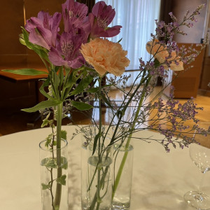 装花のセンスもとてもいい感じで綺麗でした。|735266さんのグランド ハイアット 福岡の写真(2446017)