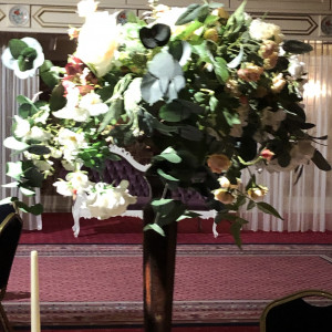 装花がとてもゴージャスで綺麗だと思います。|735266さんの西鉄グランドホテルの写真(2430969)