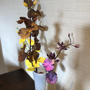 シンプルな装花がとてもかわいいです。|735266さんのクラシカ ベイ クオーレの写真(2429367)