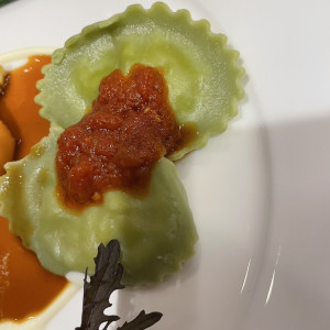 ラビオリとゆうはじめて聞く料理でしたが美味しかったです。|735266さんのグランド ハイアット 福岡の写真(2446018)