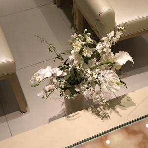 チャペルの花がすごくセンスが良く綺麗でした。|735266さんのザ クラブ オブ エクセレントアヴェニューの写真(2396248)