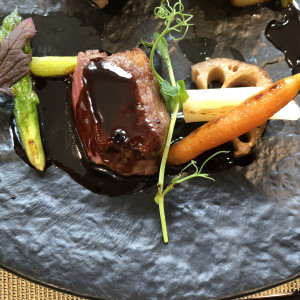 和牛のフィレにが脂が乗ってとても美味しかったです。|735266さんのララシャンス迎賓館 大分の写真(2422319)
