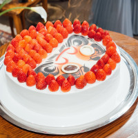 ウエディングケーキはだるまのケーキ