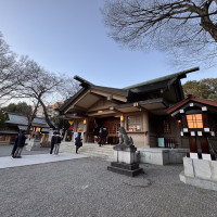 挙式会場となる神社