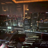 披露宴会場からの夜景