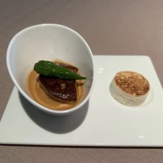 試食会のフォアグラ