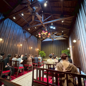 新郎新婦入場待ち|735878さんの萬屋本店 - KAMAKURA HASE est1806 -の写真(2496269)
