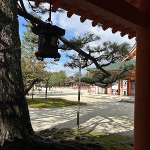 観光客が入らないように仕切りがある|735938さんの平安神宮会館の写真(2569040)