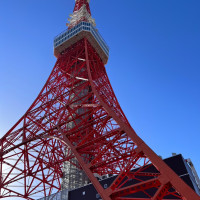 式場の前から見た東京タワー