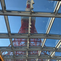 挙式会場から見た東京タワー