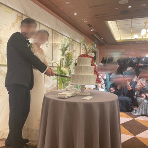 ウェディングケーキ|736184さんのザ マークグランドホテル（THE MARK GRAND HOTEL）の写真(2362705)
