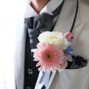 ブートニア|736193さんのルシェルアンジュ水戸 ウエディングシャトーの写真(2381010)