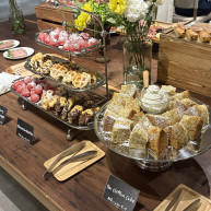 デザートもビュッフェスタイル