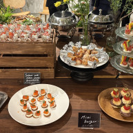 ビュッフェのお料理もすべてお洒落でした