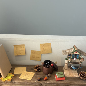 ウェルカムスペースはおおきめのテーブルに飾りつけが可能！|736220さんのApartment2c weddingの写真(2363877)