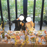 高砂のお花もお気に入り