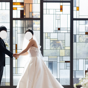 誓いのキスではなく、握手にしました。|736258さんのTHE CONDER HOUSE（ザ・コンダーハウス）の写真(2422959)