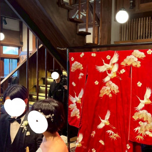 披露宴が終わってゲストを見送る所です。|736266さんの萬屋本店 - KAMAKURA HASE est1806 -の写真(2519844)