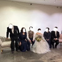 撮影スタジオでの撮影時