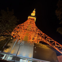 式場を出て見上げると東京タワー