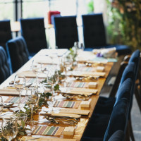 テーブルの装飾です。