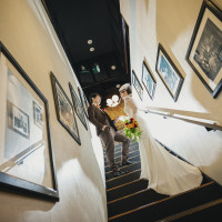 大きな階段での撮影もしてくださりました。