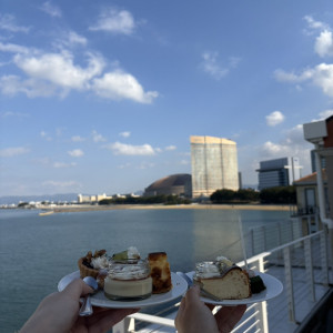 披露宴のガーデンからの景色です|736312さんのOCEAN&RESORT MARIZON(オーシャン＆リゾート マリゾン)の写真(2598295)
