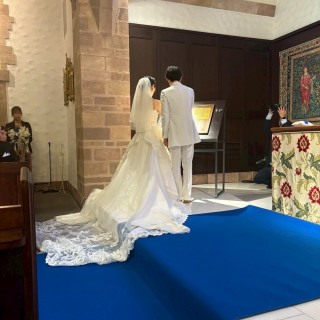 挙式でのウェディングプラーク演出