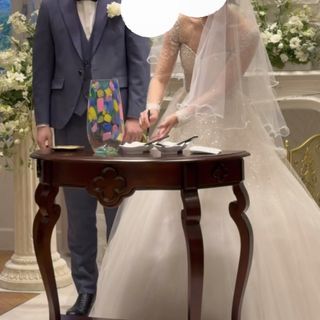 結婚証明書ペインティング仕上げ