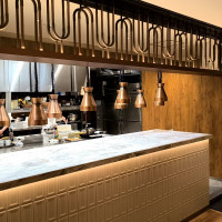 披露宴会場に隣接しているライブキッチン