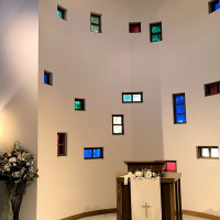 チャペルの壇上