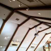 披露宴会場の天井