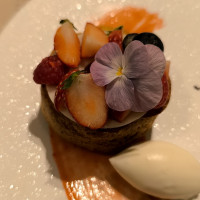 試食のデザート