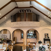 披露宴会場の後方