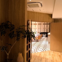 披露宴会場の入り口