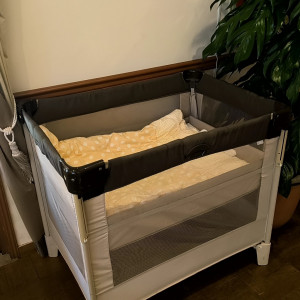 設置されているベビーベッド|736517さんのVILLA de ESPOIR  ～エスポワール～の写真(2568839)