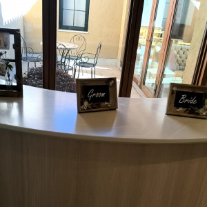 受付のカウンター|736517さんのVILLA de ESPOIR  ～エスポワール～の写真(2568825)