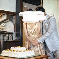 ケーキ入刀